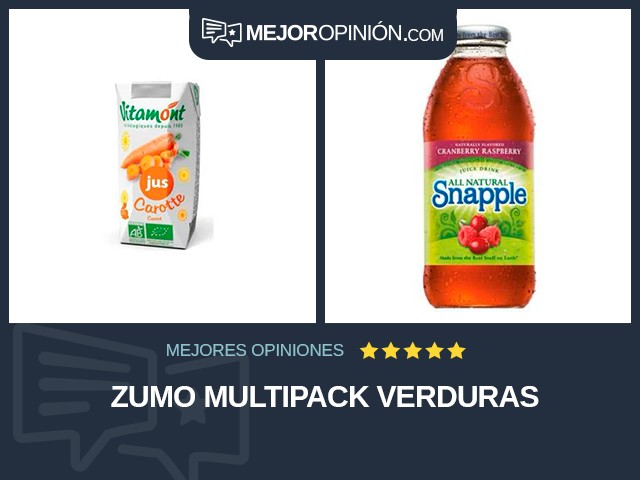 Zumo Multipack Verduras