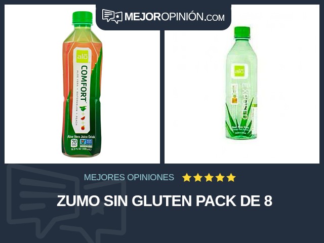 Zumo Sin gluten Pack de 8