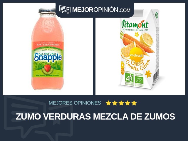 Zumo Verduras Mezcla de zumos