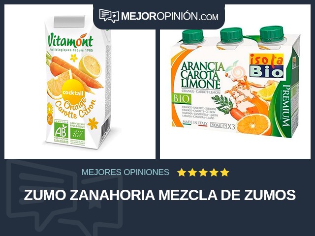 Zumo Zanahoria Mezcla de zumos