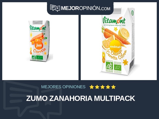 Zumo Zanahoria Multipack